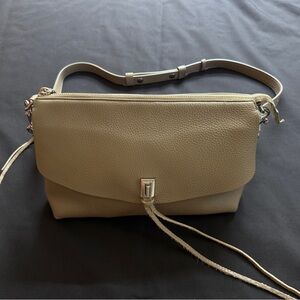 Rebecca Minkoff Darren Zip Top Leather Shoulder Bag